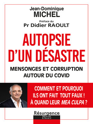 cover image of AUTOPSIE D'UN DÉSASTRE